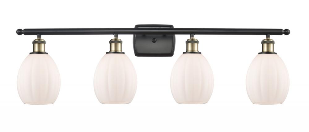 Eaton - 4 Light - 36 inch - Black Antique Brass - Bath Vanity Light