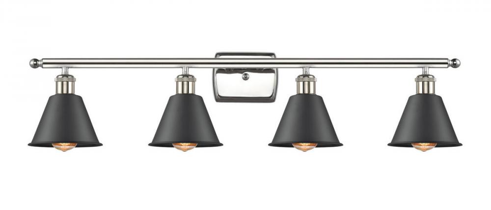 Smithfield - 4 Light - 37 inch - Polished Nickel - Bath Vanity Light