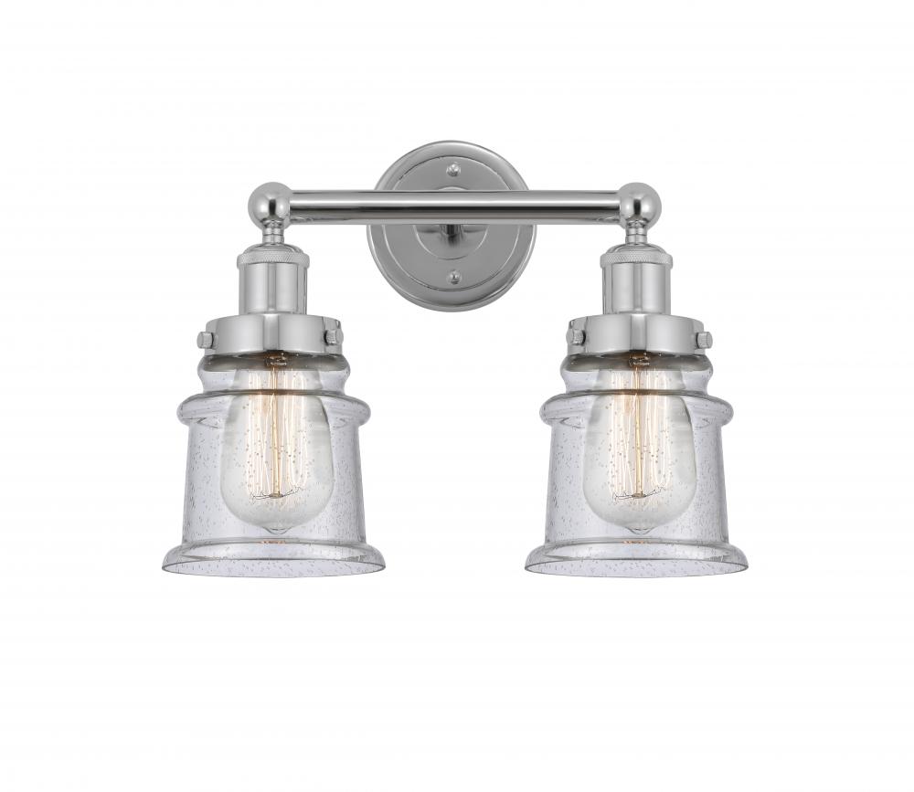 Canton - 2 Light - 14 inch - Polished Chrome - Bath Vanity Light