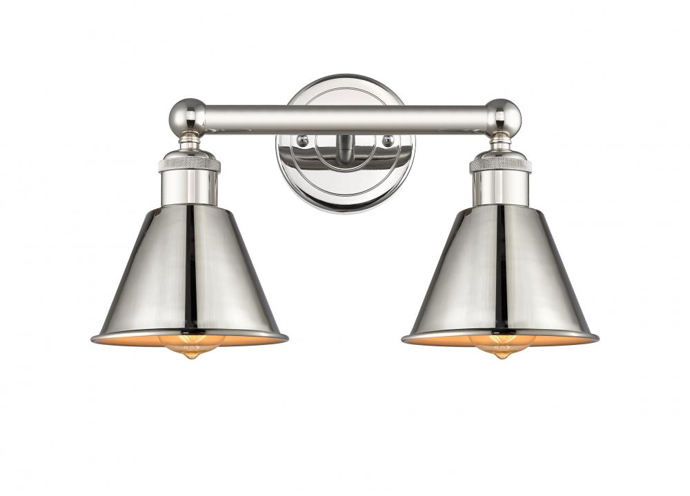 Smithfield - 2 Light - 16 inch - Polished Nickel - Bath Vanity Light