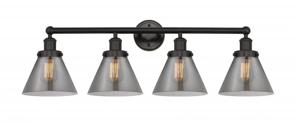 Cone - 4 Light - 35 inch - Oil Rubbed Bronze - Bath Vanity Light