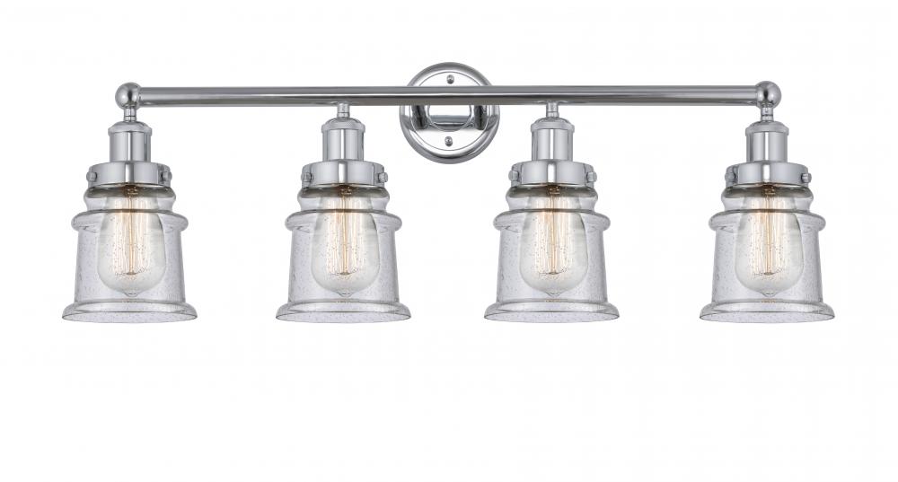 Canton - 4 Light - 32 inch - Polished Chrome - Bath Vanity Light