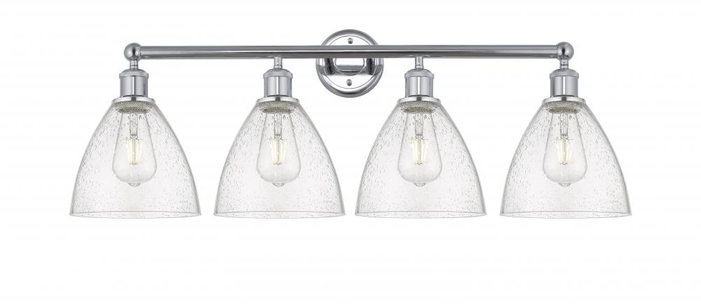 Bristol - 4 Light - 35 inch - Polished Chrome - Bath Vanity Light