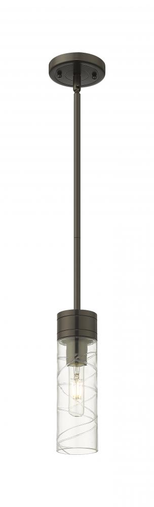 Boreas - 1 Light - 3 inch - Oil Rubbed Bronze - Stem Hung - Mini Pendant