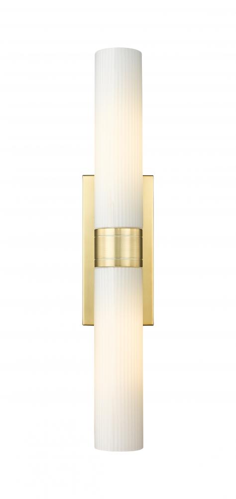 Boreas - 2 Light - 24 inch - Satin Gold - Bath Vanity Light