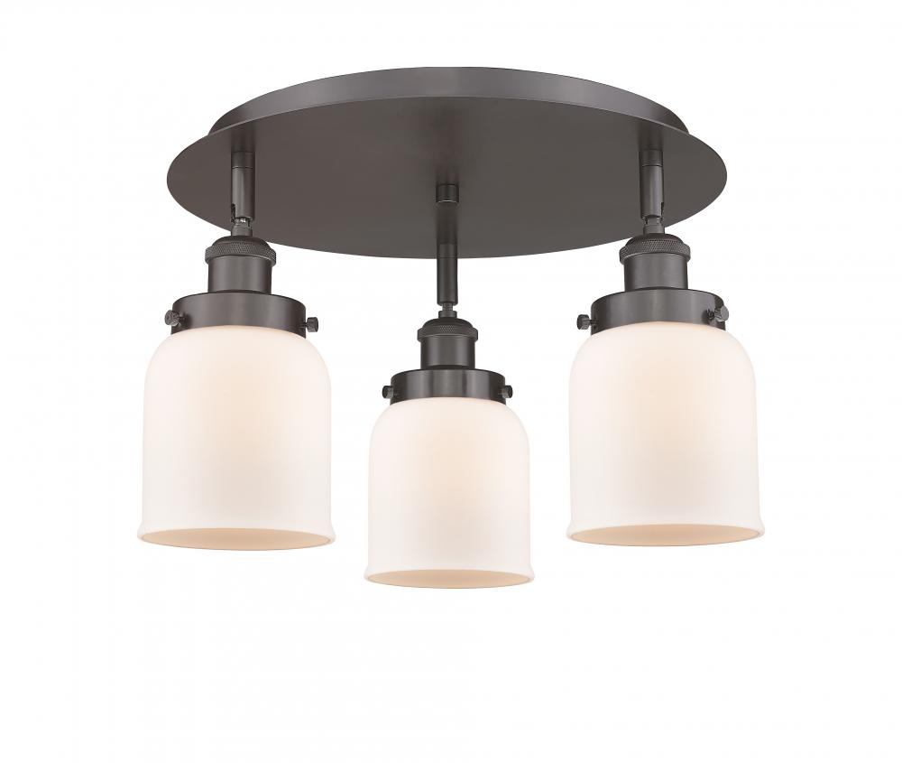 Cone - 3 Light - 17 inch - Oil Rubbed Bronze - Flush Mount