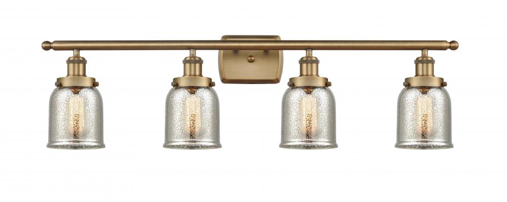 Bell - 4 Light - 36 inch - Brushed Brass - Bath Vanity Light