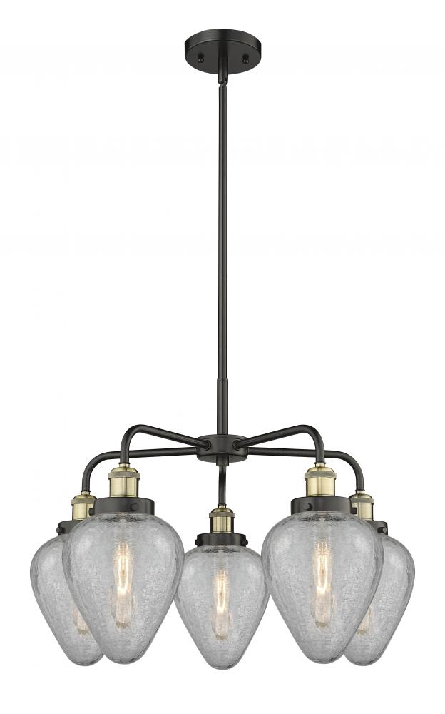 Geneseo - 5 Light - 25 inch - Black Antique Brass - Chandelier