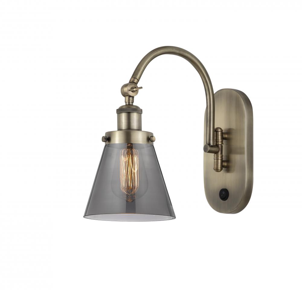 Cone - 1 Light - 6 inch - Antique Brass - Sconce