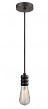 Innovations Lighting 100OB-10BK-5OB - Gatsby - 1 Light - 2 inch - Oil Rubbed Bronze - Cord hung - Mini Pendant