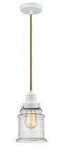 Innovations Lighting 100W-10CR-2H-W-G184 - Winchester - 1 Light - 8 inch - White - Cord hung - Mini Pendant