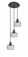 Innovations Lighting 113B-3P-OB-G92 - Fenton - 3 Light - 13 inch - Oil Rubbed Bronze - Cord Hung - Multi Pendant