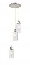 Innovations Lighting 113B-3P-PN-G804 - Clymer - 3 Light - 10 inch - Polished Nickel - Cord Hung - Multi Pendant