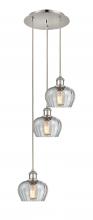 Innovations Lighting 113B-3P-PN-G92 - Fenton - 3 Light - 13 inch - Polished Nickel - Cord Hung - Multi Pendant