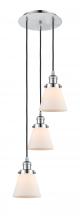 Innovations Lighting 113F-3P-PC-G61 - Cone - 3 Light - 13 inch - Polished Chrome - Cord hung - Multi Pendant