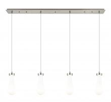 Innovations Lighting 124-451-1P-SN-G451-4GWH - Owego - 4 Light - 49 inch - Brushed Satin Nickel - Linear Pendant