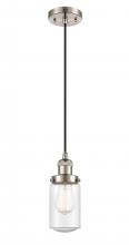 Innovations Lighting 201C-SN-G314 - Dover - 1 Light - 5 inch - Brushed Satin Nickel - Cord hung - Mini Pendant