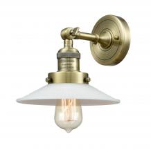 Innovations Lighting 203-AB-G1 - Halophane - 1 Light - 9 inch - Antique Brass - Sconce