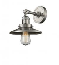 Innovations Lighting 203-SN-M2 - Railroad - 1 Light - 8 inch - Brushed Satin Nickel - Sconce