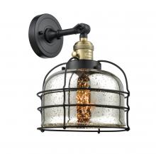 Innovations Lighting 203SW-BAB-G78-CE-LED - Bell Cage - 1 Light - 9 inch - Black Antique Brass - Sconce