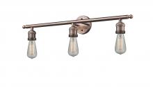 Innovations Lighting 204-AC - Bare Bulb 3 Light Bath Vanity Light