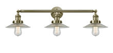 Innovations Lighting 205-AB-G2 - Halophane - 3 Light - 33 inch - Antique Brass - Bath Vanity Light