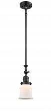 Innovations Lighting 206-BK-G181S - Canton - 1 Light - 5 inch - Matte Black - Stem Hung - Mini Pendant