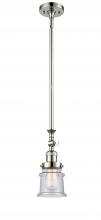 Innovations Lighting 206-PN-G184S - Canton - 1 Light - 5 inch - Polished Nickel - Stem Hung - Mini Pendant