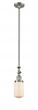 Innovations Lighting 206-SN-G311 - Dover - 1 Light - 5 inch - Brushed Satin Nickel - Stem Hung - Mini Pendant