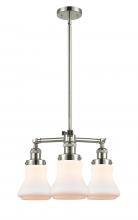 Innovations Lighting 207-PN-G191-LED - Bellmont - 3 Light - 18 inch - Polished Nickel - Stem Hung - Chandelier