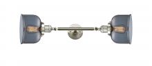 Innovations Lighting 208L-SN-G73-LED - Bell - 2 Light - 8 inch - Brushed Satin Nickel - Bath Vanity Light