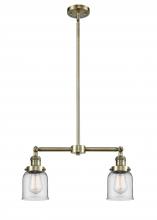 Innovations Lighting 209-AB-G52 - Bell - 2 Light - 21 inch - Antique Brass - Stem Hung - Island Light