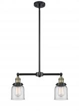 Innovations Lighting 209-BAB-G52 - Bell - 2 Light - 21 inch - Black Antique Brass - Stem Hung - Island Light