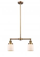 Innovations Lighting 209-BB-G51 - Bell - 2 Light - 21 inch - Brushed Brass - Stem Hung - Island Light