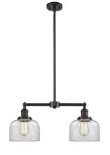 Innovations Lighting 209-OB-G72 - Bell - 2 Light - 21 inch - Oil Rubbed Bronze - Stem Hung - Island Light