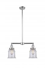 Innovations Lighting 209-PC-G182 - Canton - 2 Light - 21 inch - Polished Chrome - Stem Hung - Island Light