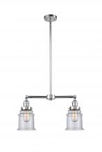 Innovations Lighting 209-PC-G184 - Canton - 2 Light - 21 inch - Polished Chrome - Stem Hung - Island Light