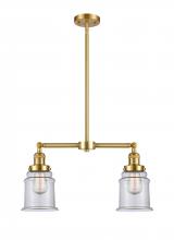 Innovations Lighting 209-SG-G182 - Canton - 2 Light - 21 inch - Satin Gold - Stem Hung - Island Light