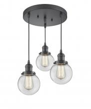 Innovations Lighting 211/3-OB-G202-6 - Beacon Multi-Pendant