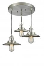 Innovations Lighting 211/3-SN-M2 - Railroad 3 Light Multi-Pendant