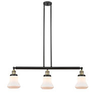 Innovations Lighting 213-BAB-G191 - Bellmont - 3 Light - 39 inch - Black Antique Brass - Stem Hung - Island Light