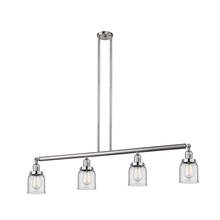 Innovations Lighting 214-SN-G52 - Bell - 4 Light - 50 inch - Brushed Satin Nickel - Stem Hung - Island Light