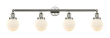 Innovations Lighting 215-PN-G201-6 - Beacon - 4 Light - 42 inch - Polished Nickel - Bath Vanity Light