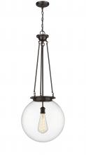 Innovations Lighting 221-1P-OB-G202-16 - Beacon - 1 Light - 16 inch - Oil Rubbed Bronze - Chain Hung - Pendant