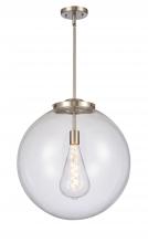 Innovations Lighting 221-1S-SN-G202-18 - Beacon - 1 Light - 18 inch - Brushed Satin Nickel - Cord hung - Pendant