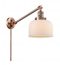 Innovations Lighting 237-AC-G71 - Bell - 1 Light - 8 inch - Antique Copper -Adjustable Swing Arm