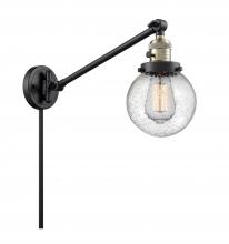 Innovations Lighting 237-BAB-G204-6 - Beacon - 1 Light - 6 inch - Black Antique Brass -Adjustable Swing Arm