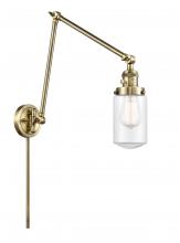 Innovations Lighting 238-AB-G312 - Dover - 1 Light - 5 inch - Antique Brass - Swing Arm