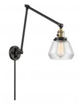 Innovations Lighting 238-BAB-G172 - Fulton - 1 Light - 8 inch - Black Antique Brass - Swing Arm