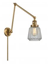 Innovations Lighting 238-BB-G142 - Chatham - 1 Light - 8 inch - Brushed Brass - Swing Arm